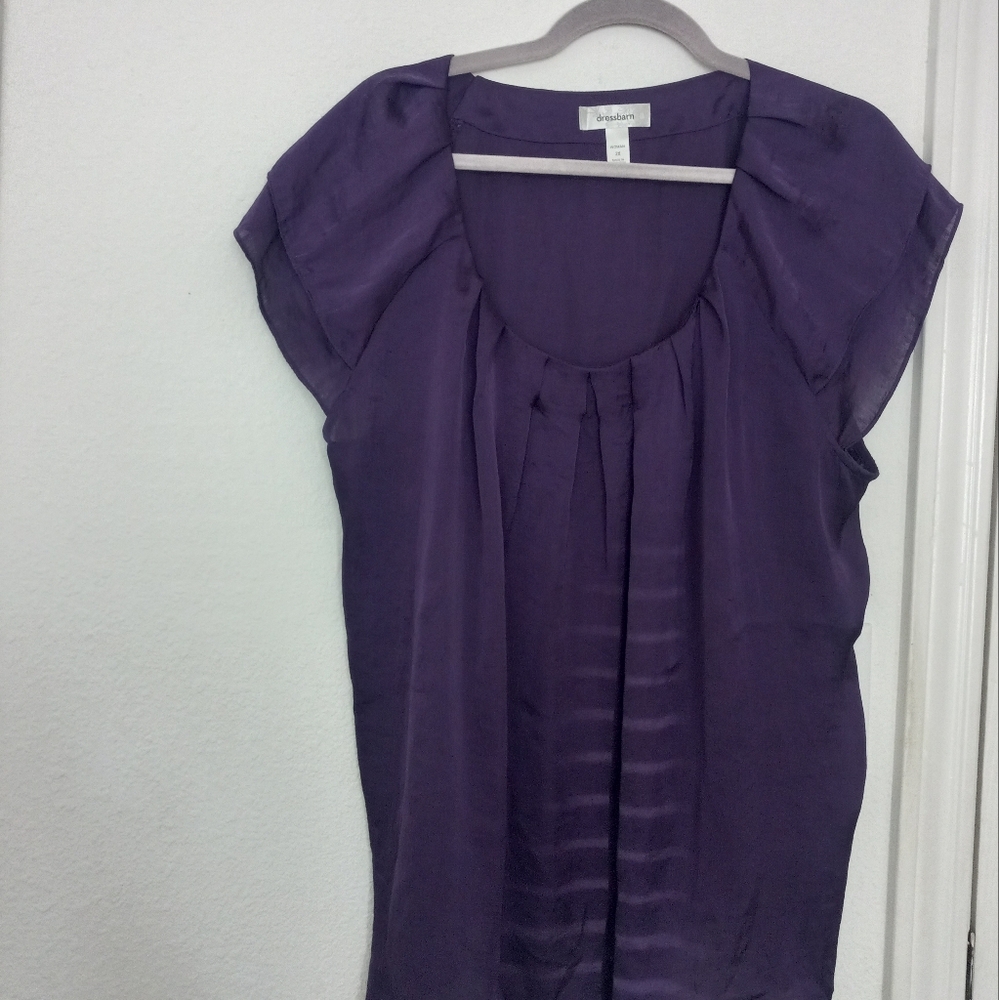 Dress Barn Elegant Purple Women's Blouse